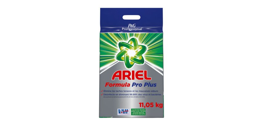 Lessive poudre Ariel Formula Pro Plus - 647 lavages - Sac de 11 kg