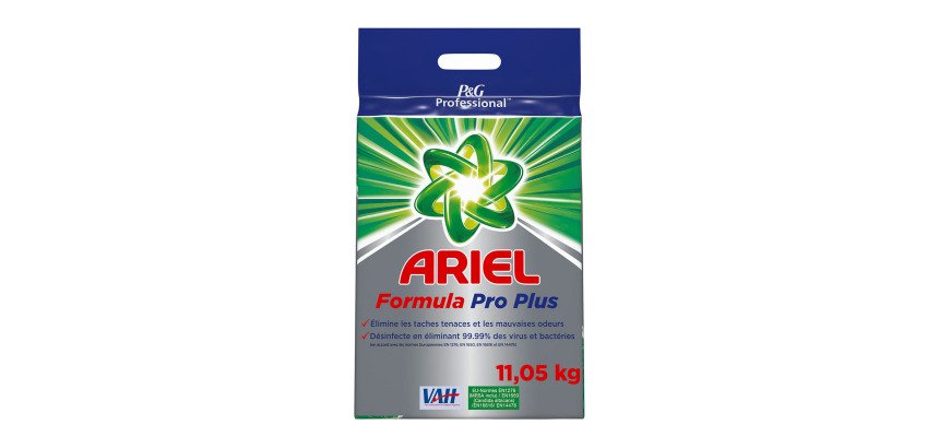 Lessive poudre Ariel Formula Pro Plus - 647 lavages - Sac de 11 kg