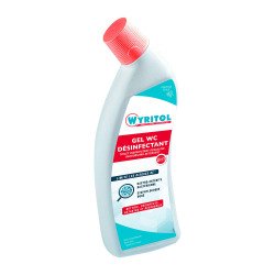 Gel WC désinfectant surpuissant 4 en 1 Wyritol - Flacon de 750 ml