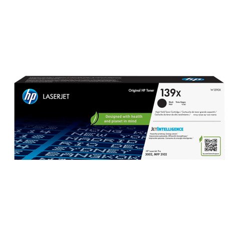 HP Jet Intelligence 139X Toner noir Haute capacité pour imprimante laser