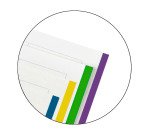 Cuaderno Enri Status tapa rígida A5 5x5 160 hojas Colores surtidos 