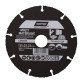 Disque carbure Norton multi-matériaux Ø 125 x 22,23 mm - Nombre de segment 9