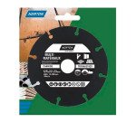 Disque carbure Norton multi-matériaux Ø 125 x 22,23 mm - Nombre de segment 9