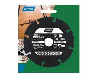 Disque carbure Norton multi-matériaux Ø 125 x 22,23 mm - Nombre de segment 9