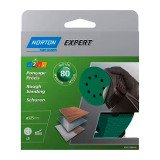 Disque abrasif Norton auto-agrippant multi-usage Ø 125 mm, grain 80 - Lot de 5
