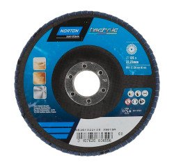 Disque à lamelles Norton Technic Ø 125 x 22,23 mm - Grain 60 - Lot de 5