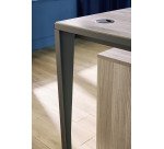 Bureau droit L 200 x P 90 cm - X5