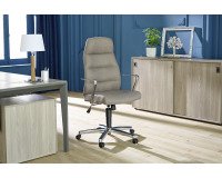 Sedia da ufficio in tessuto Altena - con braccioli, poggiatesta - Meccanismo sincrono - Base in alluminio