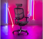 Chaise ultra-ergonomique OMNISEAT AURA avec accoudoirs et appuie-tête réglables