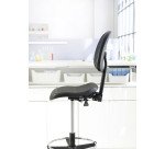 Silla alta Working con reposapies