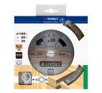 Lame de scie circulaire pour bois Tivoly Ø 160 mm x 20 mm, 30 dents