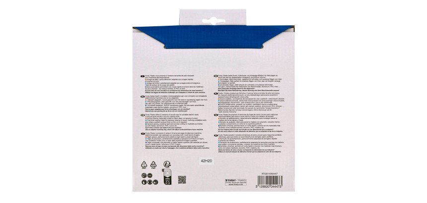 Lame de scie circulaire pour bois Tivoly Ø 210 mm x 30 mm, 40 dents