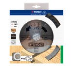 Lame de scie circulaire pour bois Tivoly Ø 190 mm x 30 mm, 40 dents