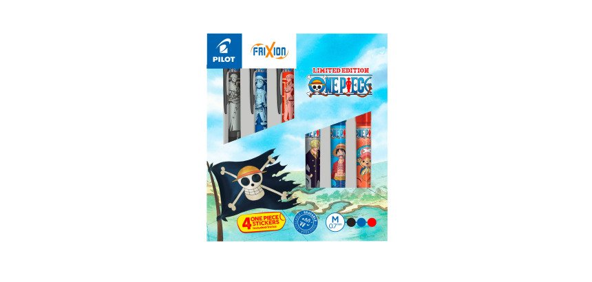 Stylo roller Pilot FriXion - Coffret de 6 Collector One Piece