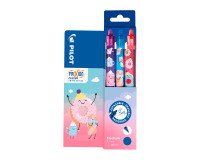 Stylo roller Pilot FriXion Clicker Sweet Paradise - Pochette de 3