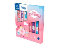 Stylo roller Pilot FriXion - Coffret  de 6 collector Seewt Paradise