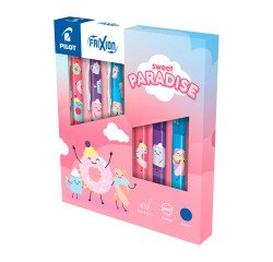 Stylo roller Pilot FriXion - Set mit 6 Sammlerstücken Seeck Paradise.