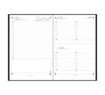 Agenda dia página 15x21 Minimal Oxford Negro