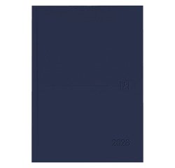Agenda dia página A5 Minimal Oxford Azul Marino