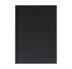 Agenda semana vista A5 Minimal Oxford Negro