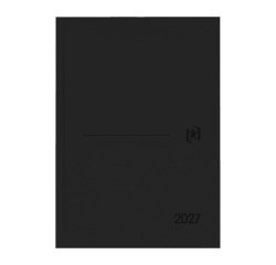 Agenda semana vista 15x21 Minimal Oxford Negro