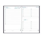 Agenda dia página 15x21 Minimal Oxford Azul Marino