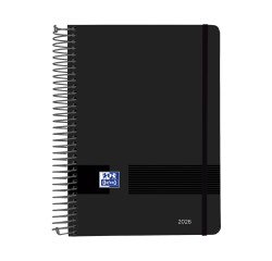 Agenda dia página A5 Live&go Oxford Negro