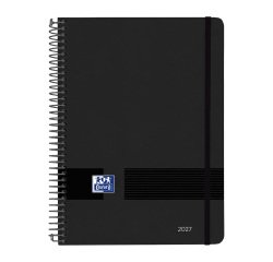 Agenda semana vista 15x21 Live&go Oxford Negro