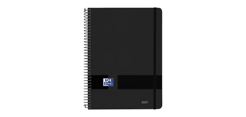 Agenda semana vista 15x21 Live&go Oxford Negro