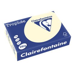 Cartulina A4 Clairefontaine 210 g Marfil- Paquete de 250