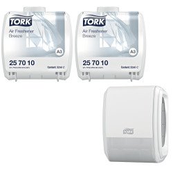 Deodorante Tork Constant Air Freshener Brezza Marina + dispenser a rilascio continuo