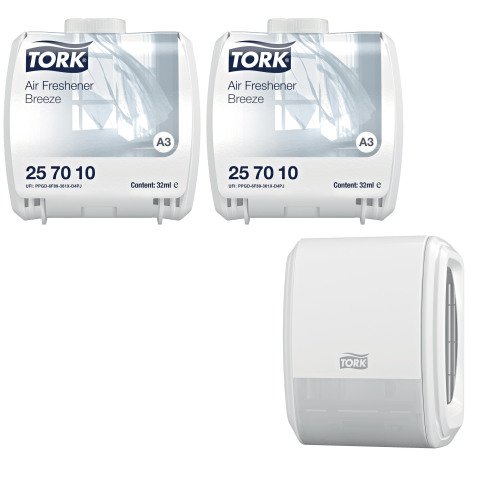 Deodorante Tork Constant Air Freshener Brezza Marina + dispenser a rilascio continuo