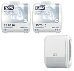 Deodorante Tork Constant Air Freshener Brezza Marina + dispenser a rilascio continuo