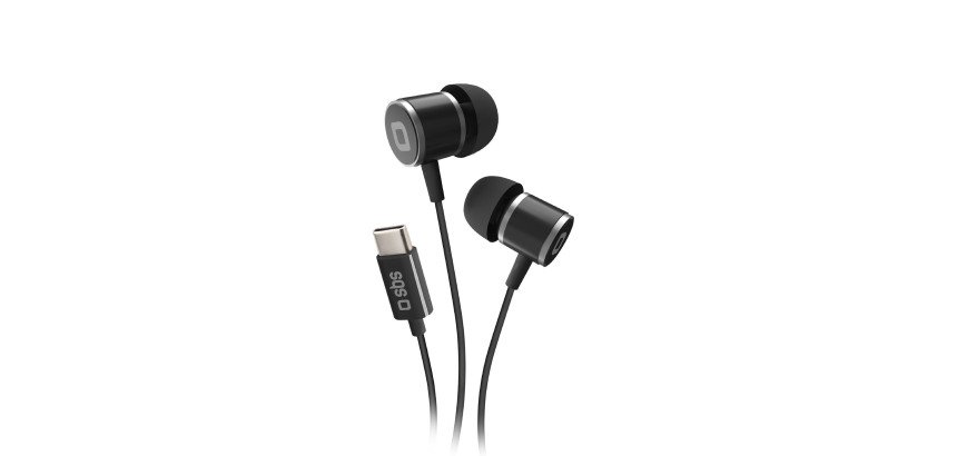 SBS Studio Mix 100c - Auricolari con filo stereo e connettore USB-C