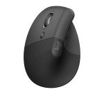 Logitech Lift for Business souris Gauche RF sans fil + Bluetooth Optique 4000 DPI
