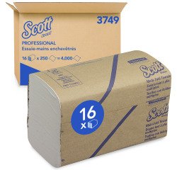 Papier essuie-mains pliage enchevêtré Scott Professional 3749 – Carton de 4000