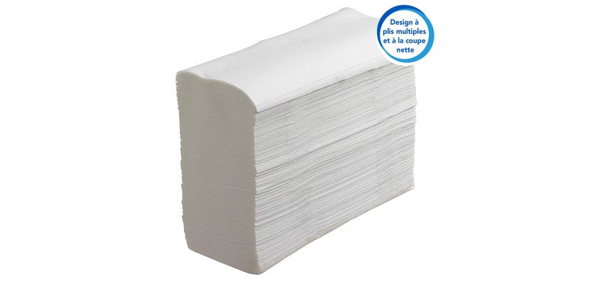 Papier essuie-mains pliage enchevêtré Scott Professional 3749 – Carton de 4000