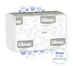 Papier essuie-mains pliage enchevêtré Kleenex Airflex 1890 - Carton de 2400