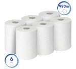 Rouleau d'essuie-mains Scott® Control™ Slimroll™ simple épaisseur 6667 - Carton de 6
