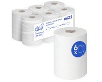 Rouleau d'essuie-mains Scott® Control™ Slimroll™ simple épaisseur 6667 - Carton de 6