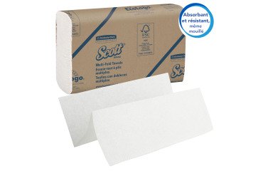 Papier essuie-mains pliage enchevêtré Scott Professional 1804 – Carton de 4000