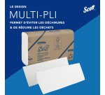 Papier essuie-mains pliage enchevêtré Scott Professional 1804 – Carton de 4000
