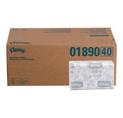 Papier essuie-mains pliage enchevêtré Kleenex Airflex 1890 - Carton de 2400
