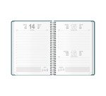 Agenda espiral Día Página Montana Dohe 14 x 20 cm Verde