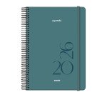 Agenda espiral Día Página Montana Dohe 14 x 20 cm Verde