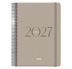 Agenda espiral Día Página Montana Dohe 14 x 20 cm Beige