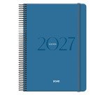 Agenda espiral Día Página Montana Dohe 14 x 20 cm Azul