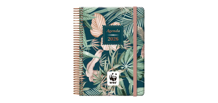 Agenda Espiral Día Página WWF Dohe 12,5 x 18 cm