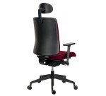 Chaise de bureau Ofys tissu avec accoudoirs 4D et appui-tête