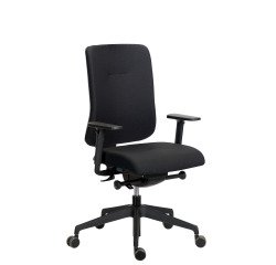 Chaise de bureau Sitizen tissu avec accoudoirs 3D